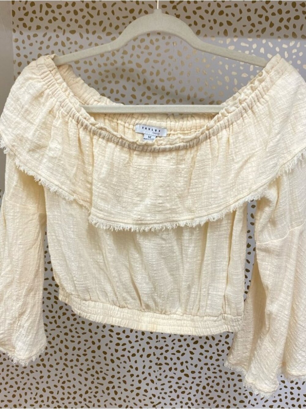 Boho Linen Crop Blouse